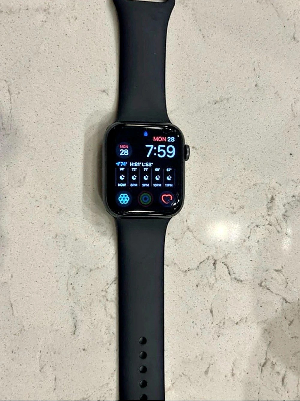 Apple Watch Series 6 44mm GPS + Cellular Black Smartwatch